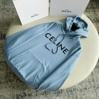 Celine logo-print hooded sweatshirt