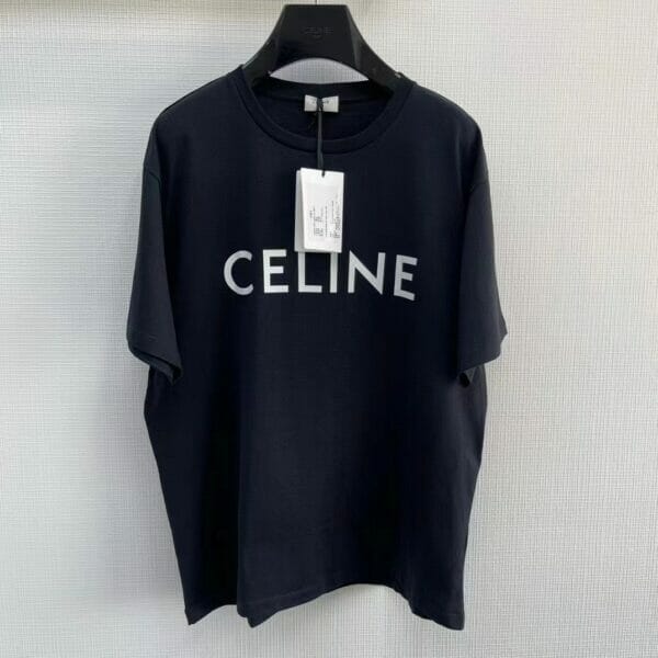 Celine logo-print T-Shirt