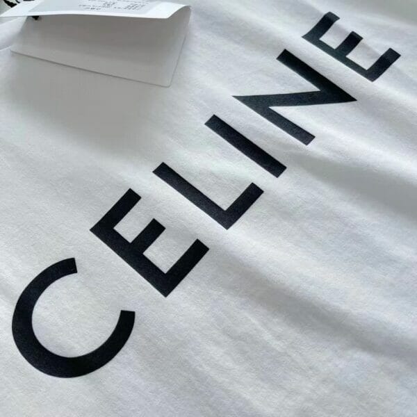 Celine logo-print T-Shirt