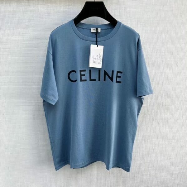 Celine logo-print T-Shirt