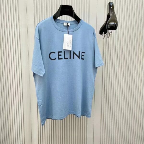 Celine logo-print T-Shirt