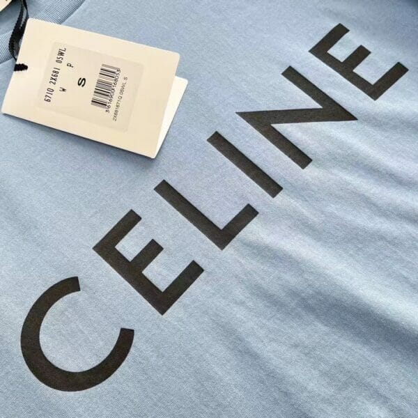 Celine logo-print T-Shirt