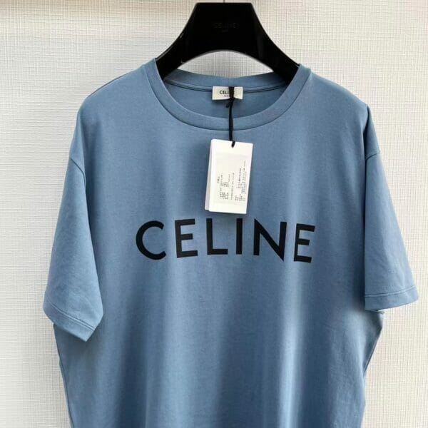Celine logo-print T-Shirt
