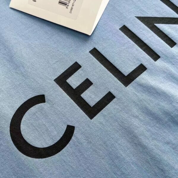 Celine logo-print T-Shirt