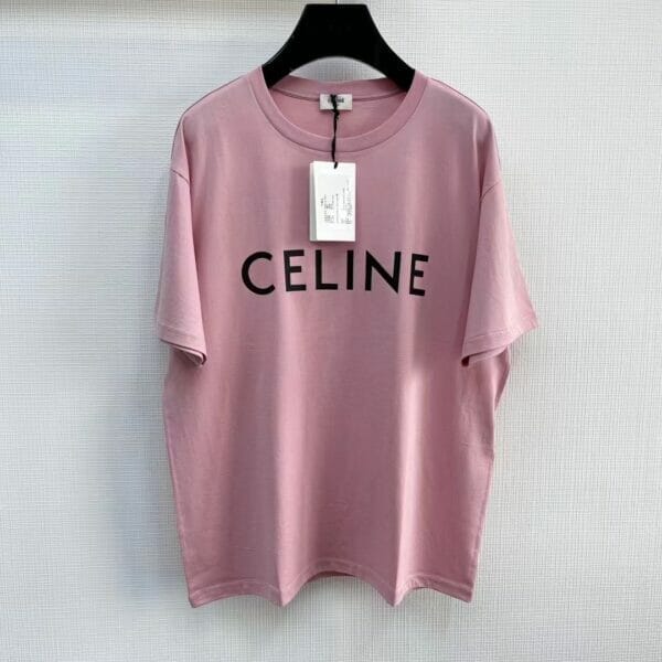 Celine logo-print T-Shirt