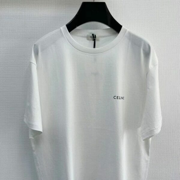Celine logo-print T-Shirt