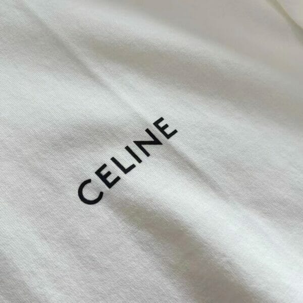 Celine logo-print T-Shirt