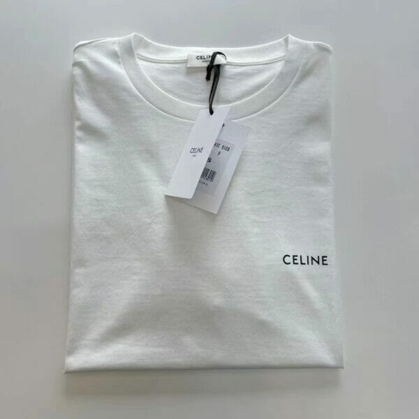 Celine logo-print T-Shirt