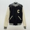 Celine Leather Varsity Jacket
