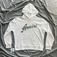 Amiri Embroidered Logo Print Graphic Hooded Sweatshirt