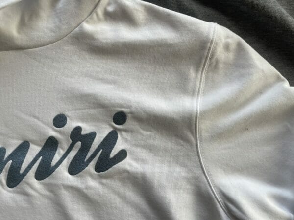 Amiri Embroidered Logo Print Graphic Hooded Sweatshirt