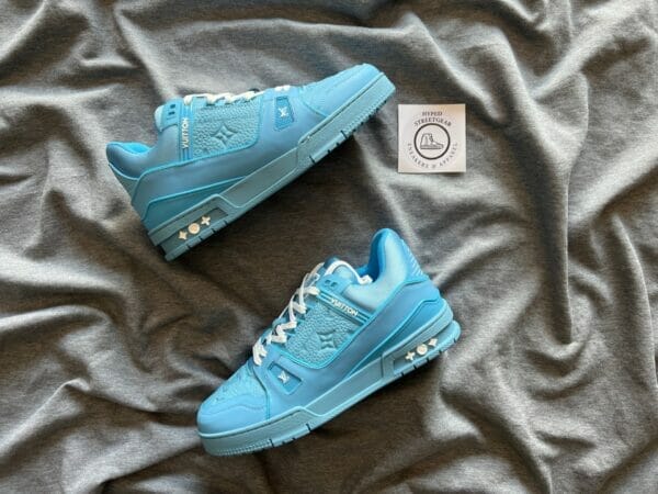 Louis Vuitton Light Blue Trainers