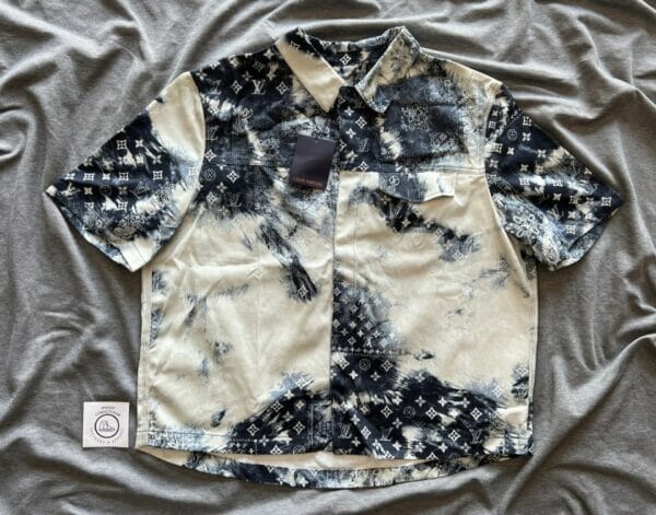 Louis Vuitton Denim Monogram Button up shirt