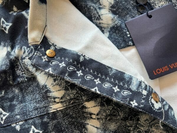 Louis Vuitton Denim Monogram Button up shirt
