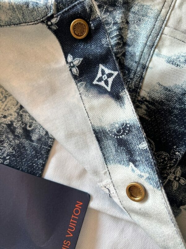 Louis Vuitton Denim Monogram Button up shirt