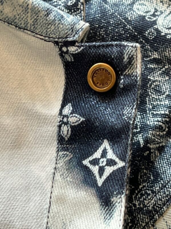 Louis Vuitton Denim Monogram Button up shirt