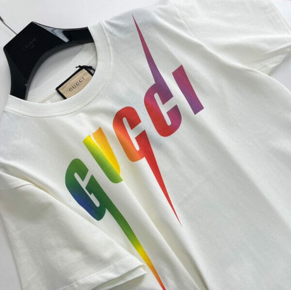 Gucci Blade Print White T-Shirt