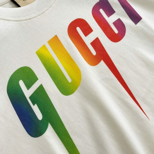 Gucci Blade Print White T-Shirt