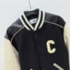 Celine Leather Varsity Jacket
