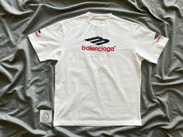 Balenciaga 3D Embroidery Print T-Shirt