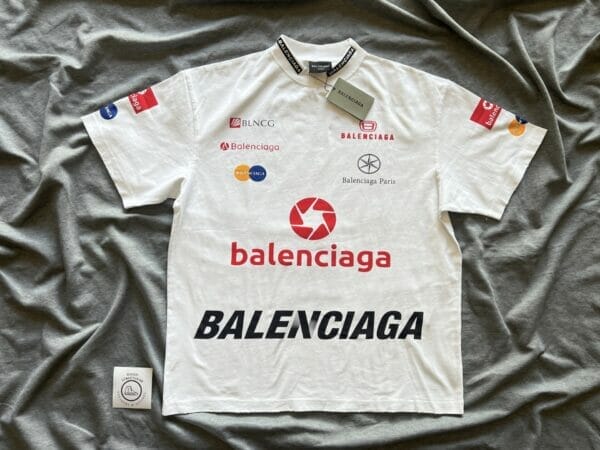 Balenciaga Multi-Logo print T-Shirt