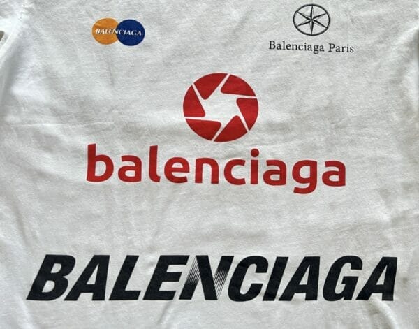 Balenciaga Multi-Logo print T-Shirt