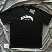 Balenciaga Embroidered Scrambled Logo T - Shirt