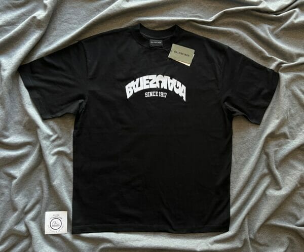 Balenciaga Embroidered Scrambled Logo T - Shirt