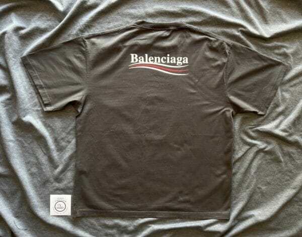 Balenciaga Political Campaign Logo Print T-shirt