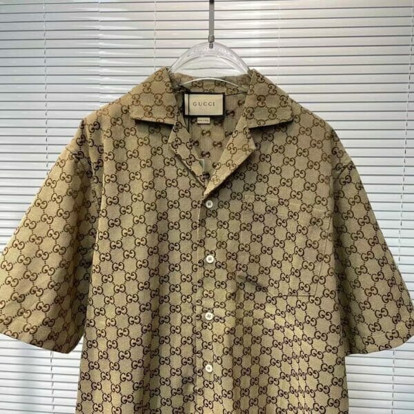 Gucci Button-up monogram Shirt