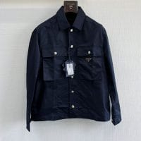 Prada Nylon Button-up Jacket