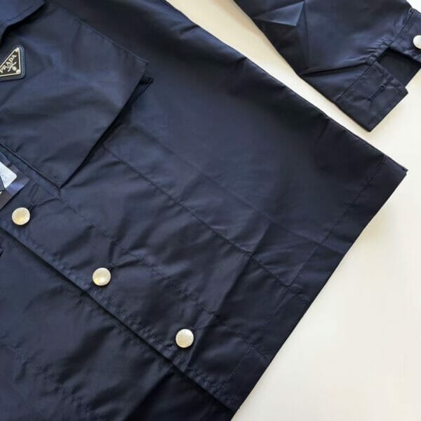 Prada Nylon Button-up Jacket