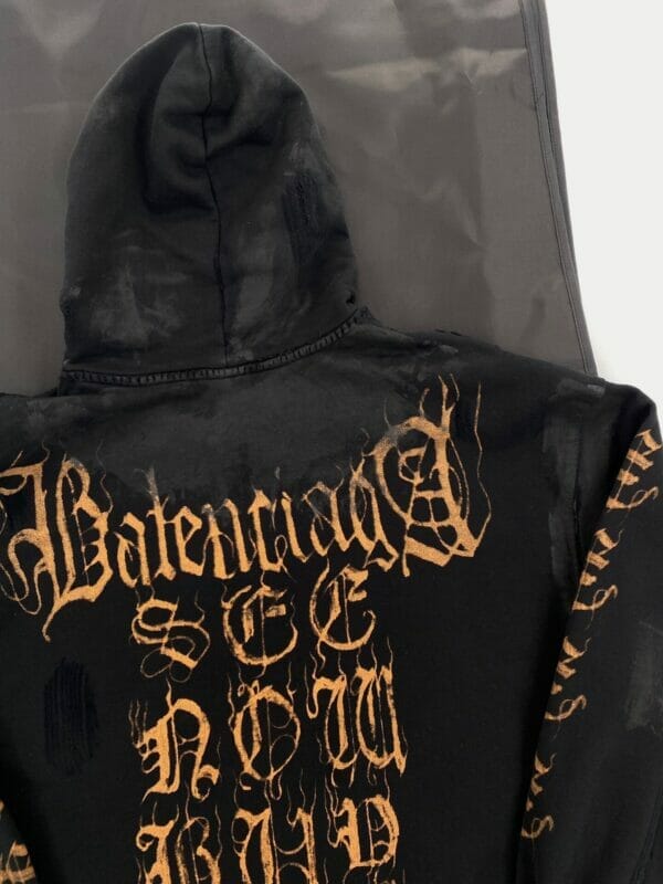 Balenciaga  Zip-Up Hooded Sweatshirt