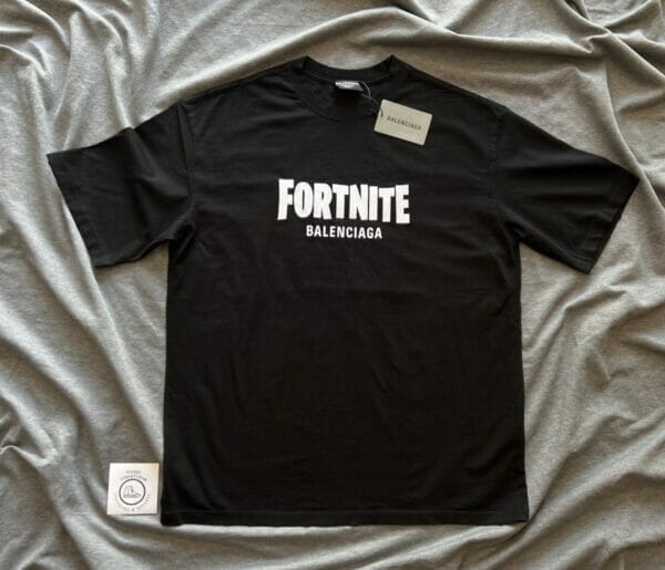 Balenciaga Fortnite Logo Print T-shirt (On hand) – Hypedstreetgear
