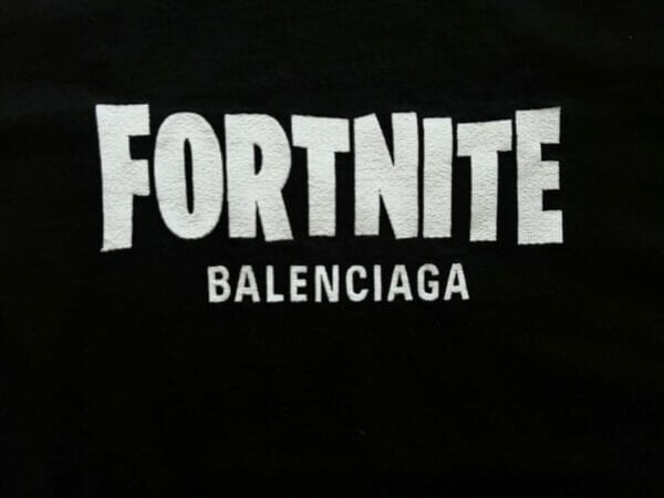 Balenciaga Fortnite Logo Print T-shirt (On hand)