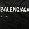 IMG_0734 Balenciaga Paris Crew Logo Cotton T-shirt (On hand)