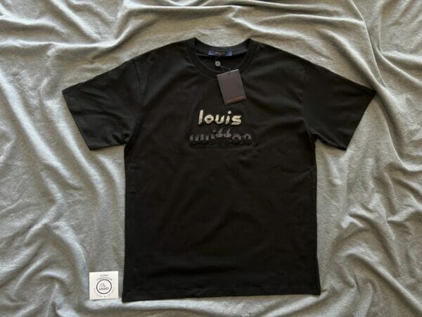 Louis Vuitton Bead-Embroidered Cotton T-Shirt