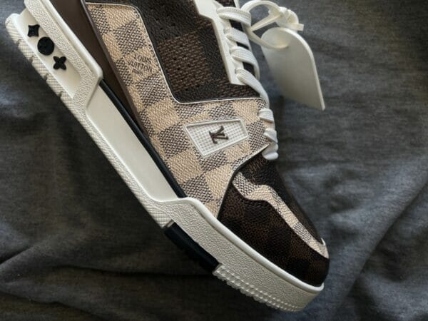 IMG_1153 Louis Vuitton Monogram Print Trainers