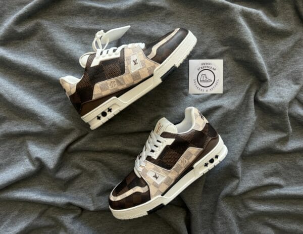 IMG_1155 Louis Vuitton Monogram Print Trainers