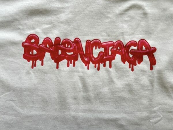 Balenciaga Melted Logo Print T-shirt (On hand)