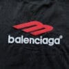 Balenciaga 3D Embroidery Print T-Shirt