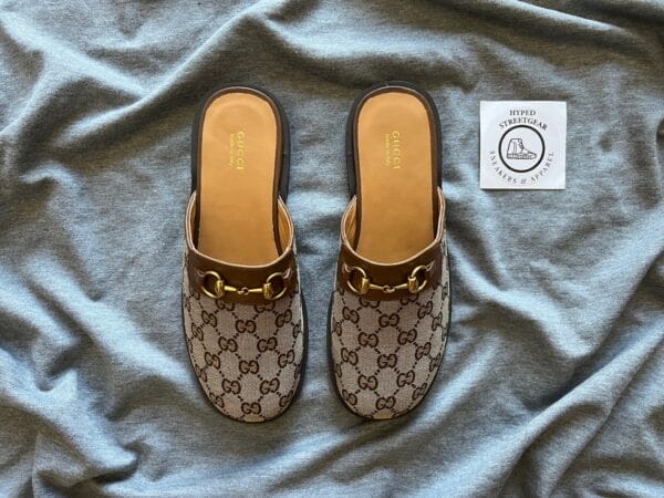 Gucci GG Horsebit Leather Slipper