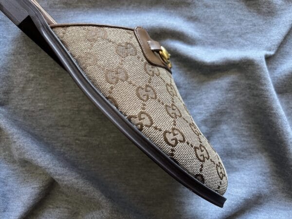Gucci GG Horsebit Leather Slipper