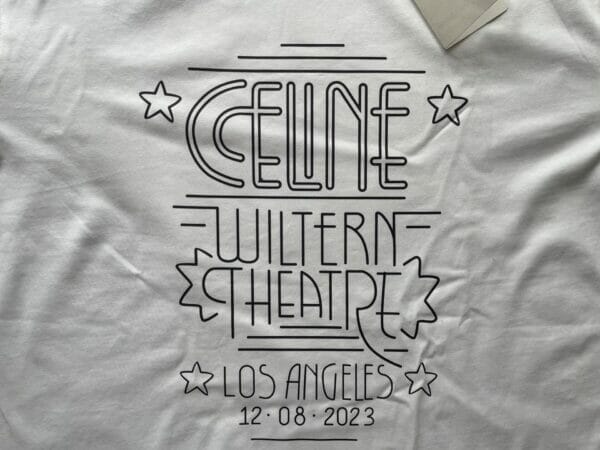 Celine Logo Print T-Shirt