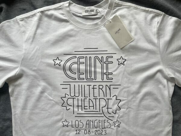 Celine Logo Print T-Shirt