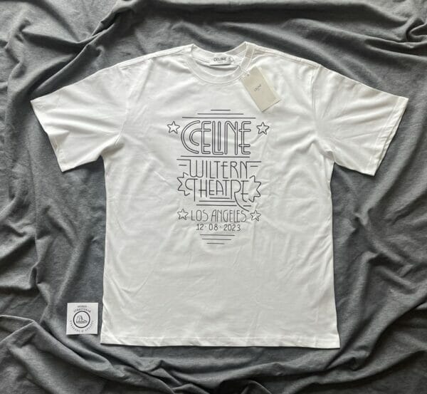 Celine Logo Print T-Shirt