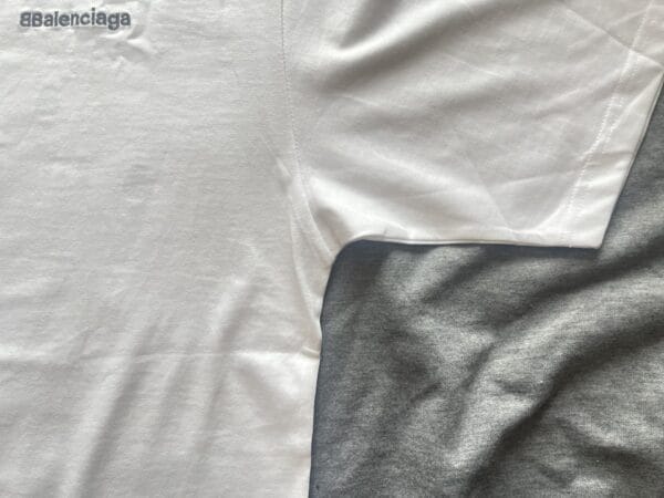 Balenciaga Logo Print Embroidered T-shirt