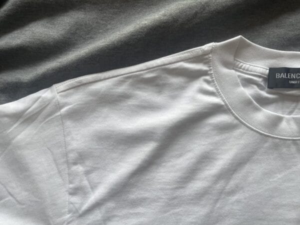 Balenciaga Logo Print Embroidered T-shirt