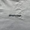Balenciaga Logo Print Embroidered T-shirt