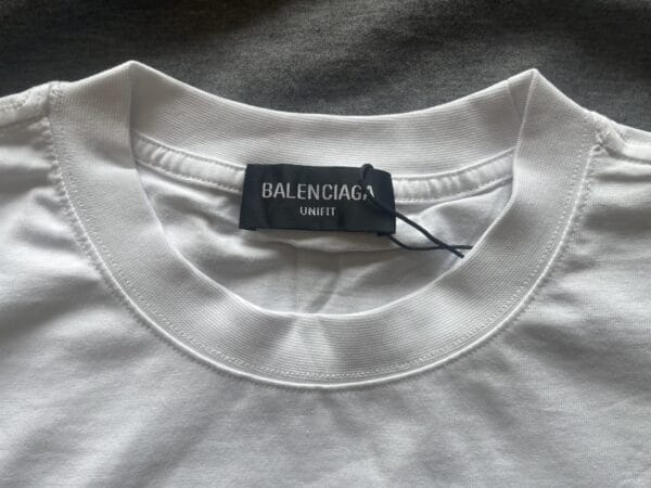 Balenciaga Logo Print Embroidered T-shirt